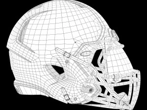 Riddell speed icon helmet 3D Model