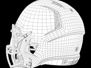 Riddell speed icon helmet 3D Модель