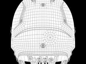 Riddell speed icon helmet 3D Модель