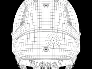 Riddell speed icon helmet 3D Model