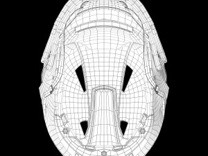 Riddell speed icon helmet 3D Модель
