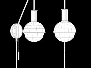 george oliver jaxon 1-light wall sconce 3D-Modell