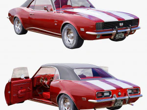 Chevrolet Camaro 1968 3D Modell