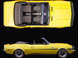 Chevrolet camaro yenko 1968 convertible 3D Model
