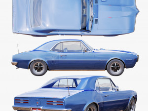 Pontiac firebird 1967 3D Model