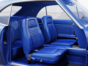 Pontiac firebird 1967 3D Model