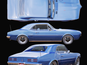 Pontiac firebird 1967 3D Model