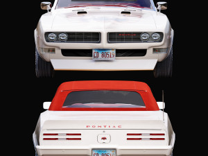 Pontiac firebird 1968 convertible custom 3D 模型