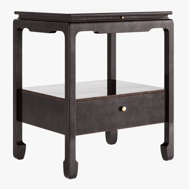 asian side table 001 3D Model .c4d .max .obj .3ds .fbx .stl .blend 