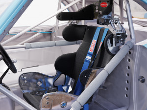 chevrolet camaro gulf racing 1968 3D-Modell