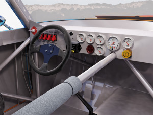 chevrolet camaro gulf racing 1968 3D-Modell