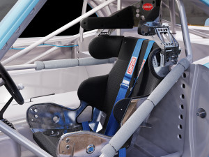 chevrolet camaro gulf racing 1968 3D-Modell