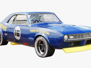 chevrolet camaro sunoco 1968 Model 3D