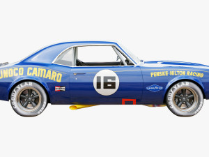 chevrolet camaro sunoco 1968 Model 3D