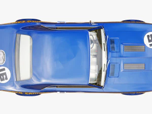 chevrolet camaro sunoco 1968 3D Model