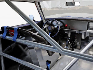 chevrolet camaro sunoco 1968 3D Model