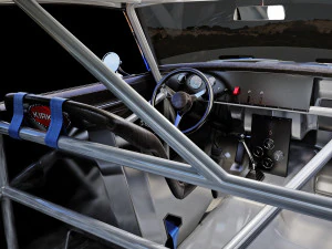 chevrolet camaro sunoco 1968 3D Model