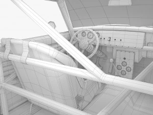 chevrolet camaro sunoco 1968 3D Model