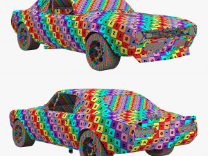 chevrolet camaro sunoco 1968 Model 3D
