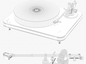 clearaudio ovation 3D-Modell