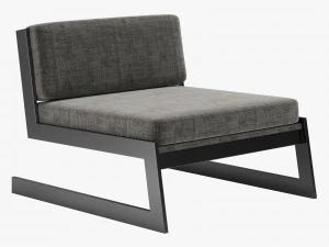 poltrona lounge concepto f&aacute;cil Modelo 3D