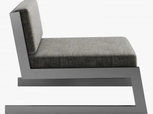 poltrona lounge concepto f&aacute;cil Modelo 3D
