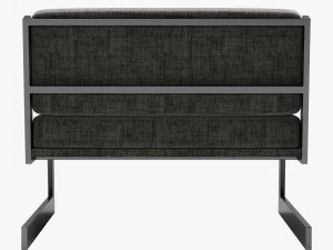 poltrona lounge concepto f&aacute;cil Modelo 3D