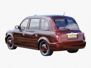 London taxi hackney carriage tx4 3D 模型