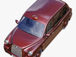 London taxi hackney carriage tx4 3D Model