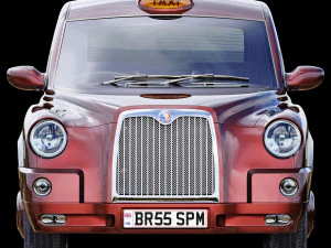 London taxi hackney carriage tx4 3D Model