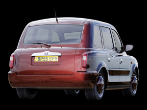 London taxi hackney carriage tx4 3D 模型