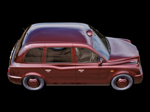 London taxi hackney carriage tx4 3D 模型