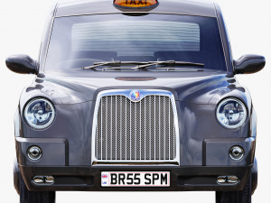 London taxi hackney carriage tx4 3D 模型