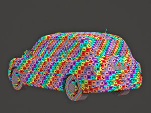 London taxi hackney carriage tx4 3D Model