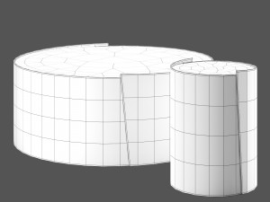kelly wearstler alta side coffee table 3D-Modell
