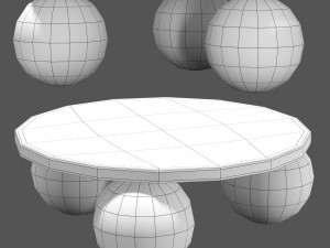 kelly wearstler morro coffee table 3Dモデル