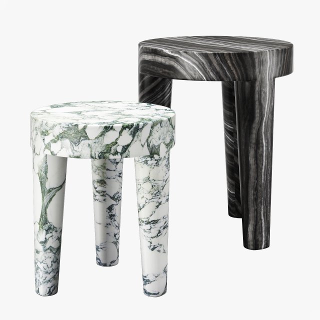 kelly wearstler tribute stool 3D Модель .c4d .max .obj .3ds .fbx .stl .blend 