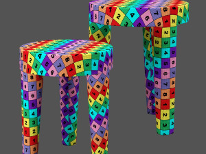 kelly wearstler tribute stool 3D Модель