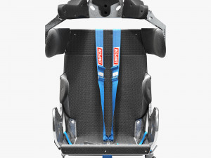 Kirkey containment racing seat 3D Model