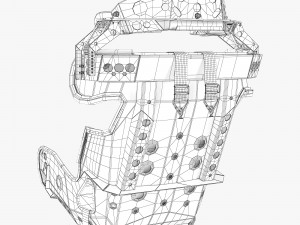 Kirkey containment racing seat 3D Model