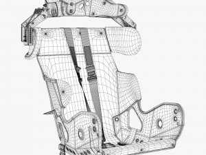 Kirkey containment racing seat 3D Model