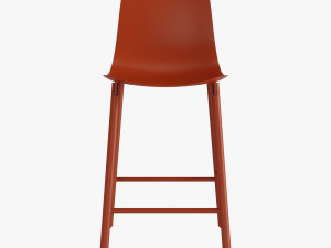 kristalia sharky stool metal 3D Model