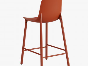 kristalia sharky stool metal 3D Model