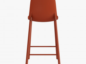 kristalia sharky stool metal 3D Model