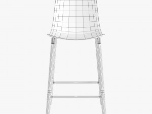 kristalia sharky stool metal 3D Model