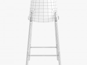 kristalia sharky stool metal 3D Model