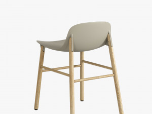kristalia sharky wood Modelo 3D