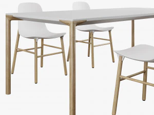 conjunto de jantar kristalia boiacca sharky Modelo 3D