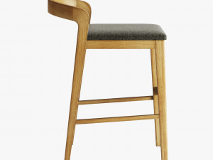 lovko floki chair and stool 3D Модель