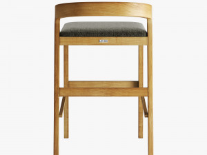 lovko floki chair and stool 3D Модель
